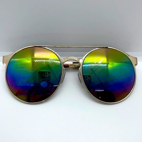 NWT Round Rainbow Sunglasses - Picture 1 of 4